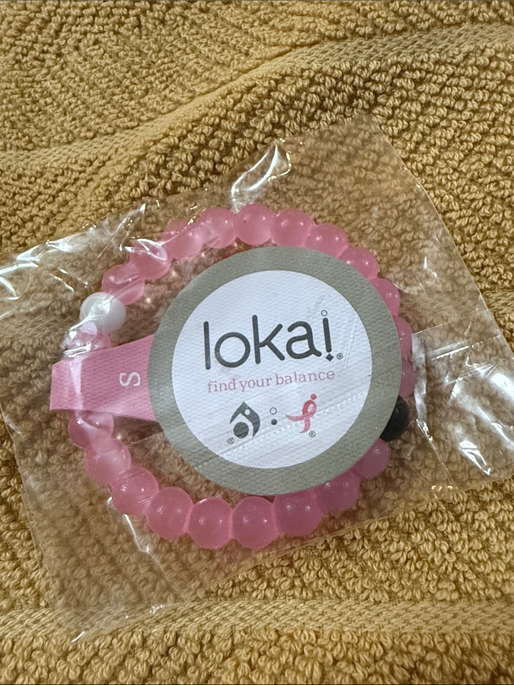 Lokai Pink Beaded Balance Bracelet